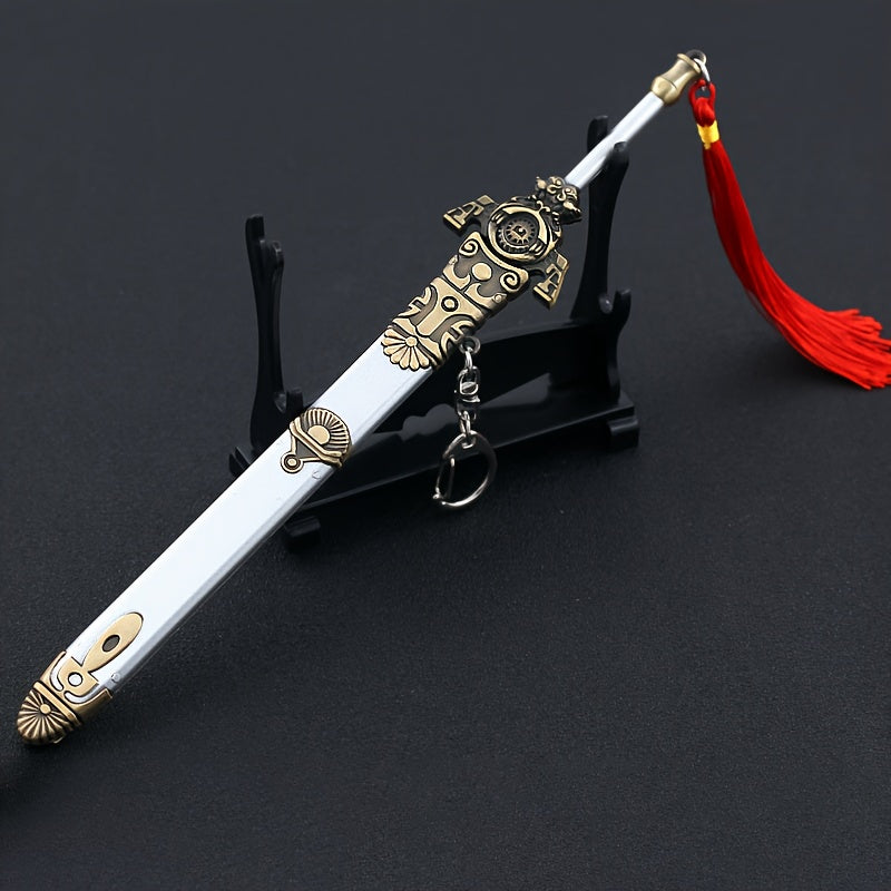 Mini Sword Pendant Key Chain with Sheath Toy Pendant for Accessories