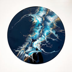 Resin Charcuterie Board Mold Large Round Epoxy Table Mold for River Table