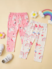 Adorable Rainbow Leggings for Your Little Princess