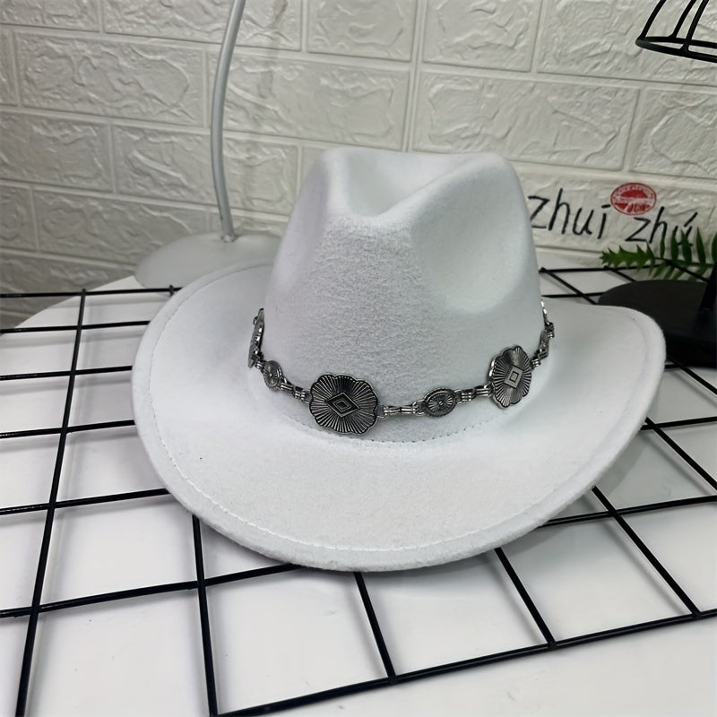 Oval Pendant Decoration Cowboy Hat Sun Hat For Men And Women