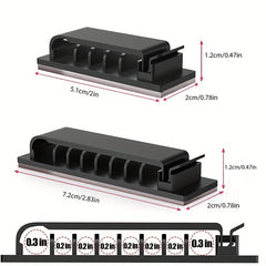 10PCS Cable Management Clips Cord Organizers for Office & Desk