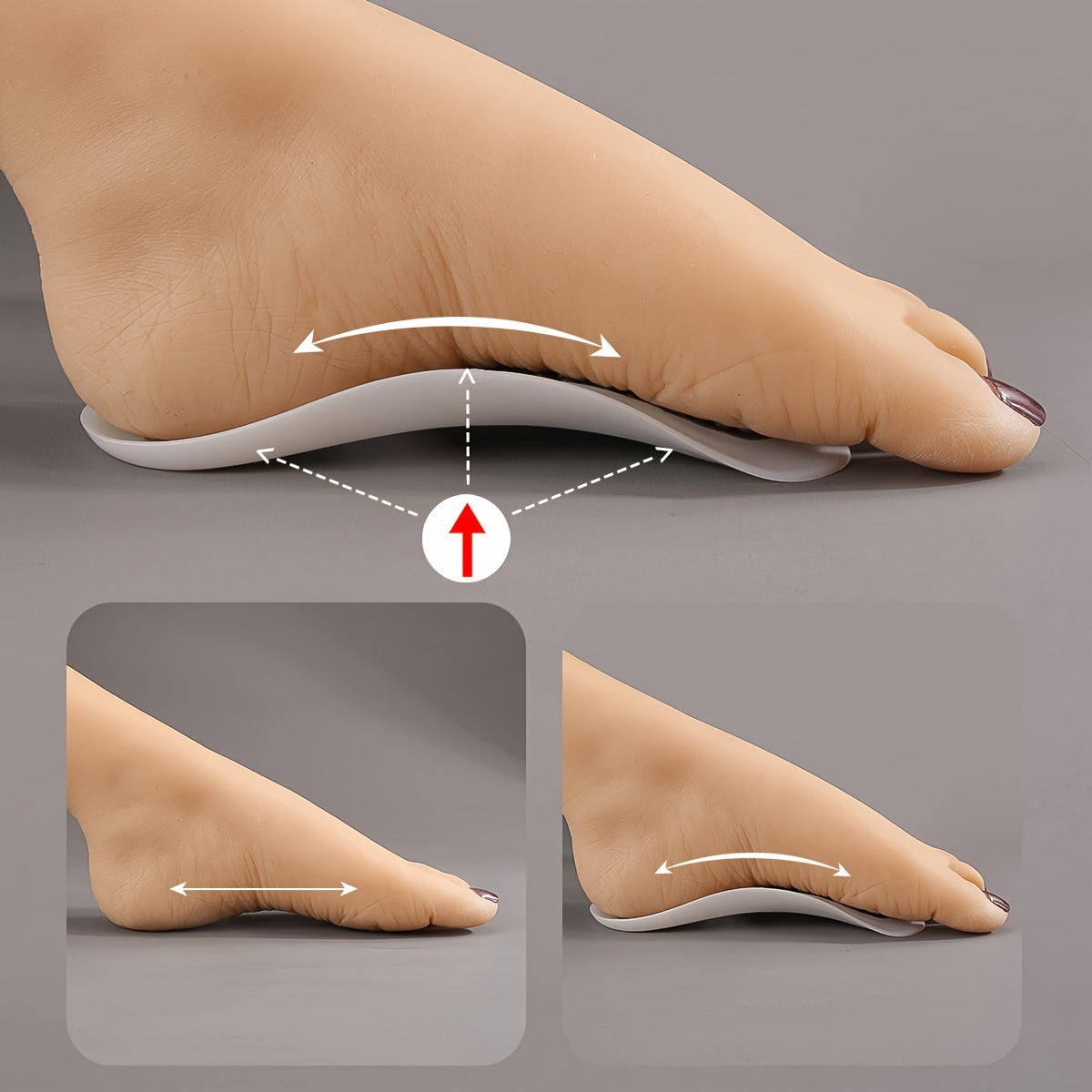 Arch Support Insoles Plantar Fasciitis Men Women Size Up