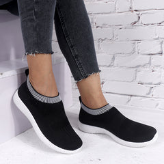 Women's Mesh Slip-On Sneakers Lightweight Running Shoes