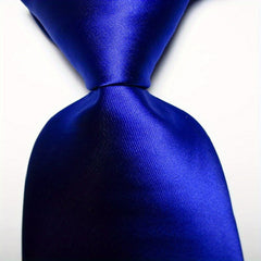 Men's Classic Solid Necktie for Business Wedding Party