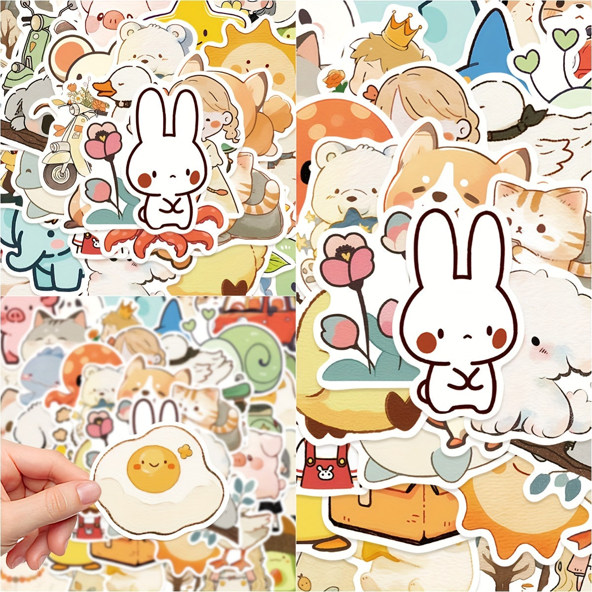50pcs Stroke Series Phone Case Graffiti Stickers Waterproof Decoration DIY Stick