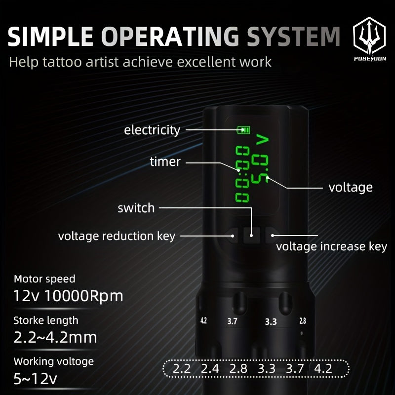 Rotary Tattoo Pen Machine Professional Liner Shader Motor Tattoo Machine