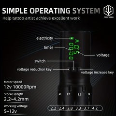Rotary Tattoo Pen Machine Professional Liner Shader Motor Tattoo Machine