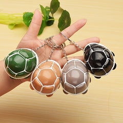 Tortoise Keychain Head Popping Squishy Squeeze Toy