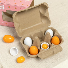 Wooden Play Game Simulation Egg Toy Birthday Gift