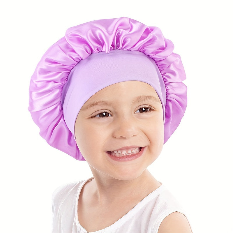 Baby Silk Hair Bonnet Sleeping Hat Cap For Toddlers