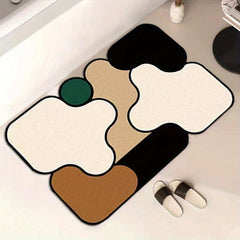 Fashionable Bath Rug Absorbent Non-slip Bathroom Mat