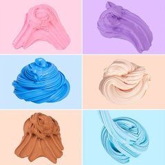 8pcs Girls' Butterfly Slime Set Stretchy Non Toxic DIY Slime for Ki