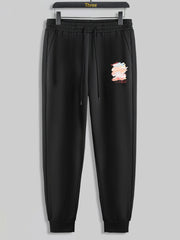 Colorful Clouds Men's Drawstring Sweatpants Loose Casual Trousers