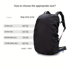 Waterproof Mountaineering Backpack Cover Large Capacity