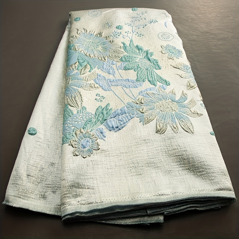 African Jacquard Brocade Lace Fabric French Gild Lace