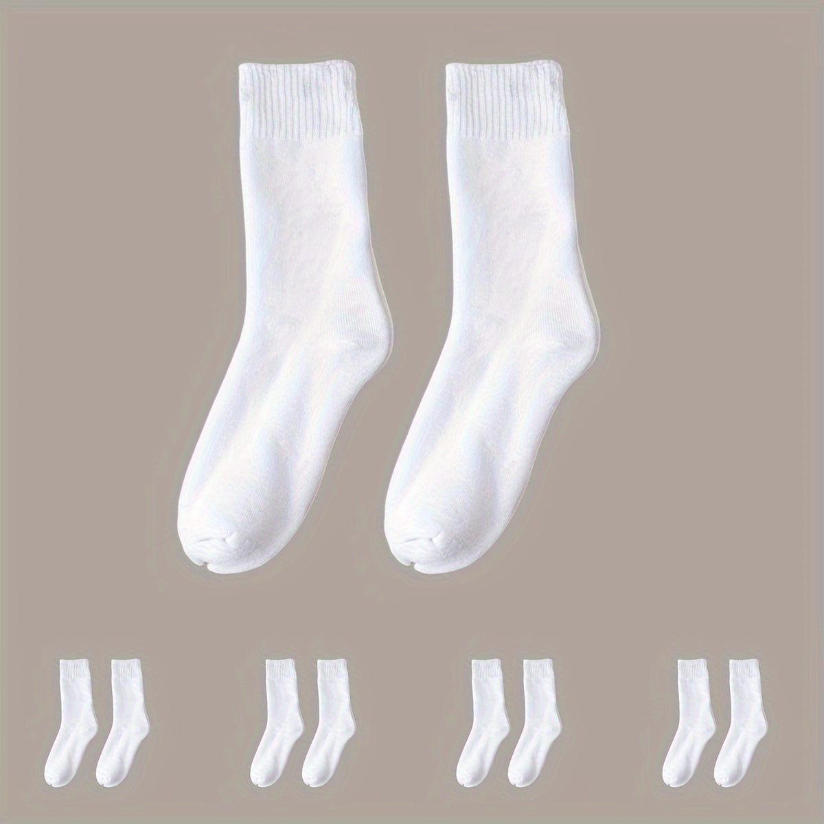 10 Pairs Winter Thermal Warm Socks Mid calf Socks For Men Women