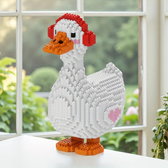 Music Goose Headphone Duck Building Block Set - Animal Series Party Game O