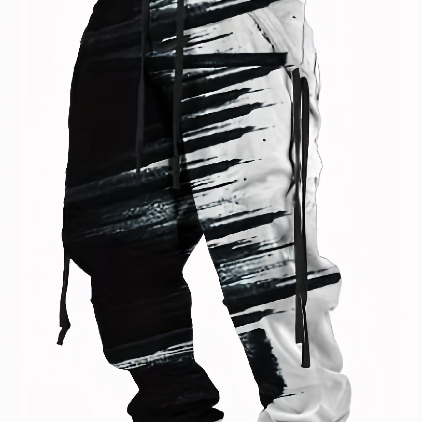 Ribbon Men's Athletic Jogger Pants with Drawstring