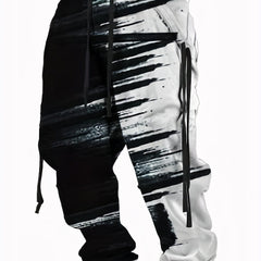 Ribbon Men's Athletic Jogger Pants with Drawstring