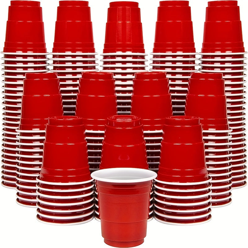 200-Pack Mini Plastic Cups, 5.08 cm Disposable Party Cups
