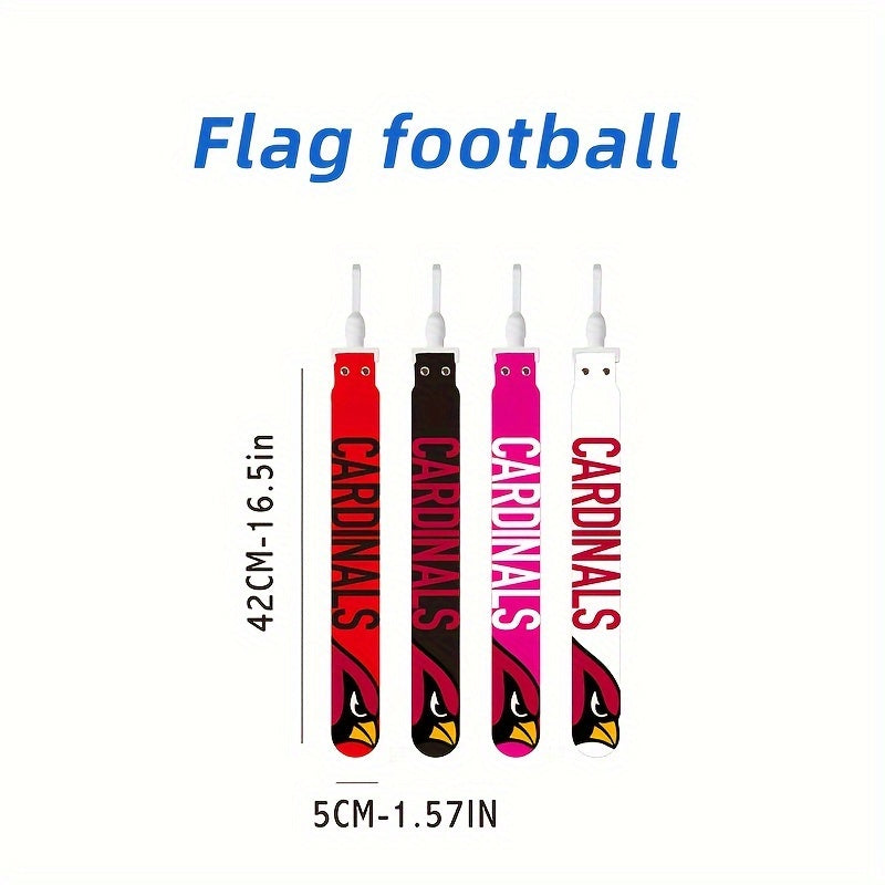 Red Bird Waist Flag Rugby Football Flag With Buckle
