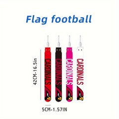 Red Bird Waist Flag Rugby Football Flag With Buckle