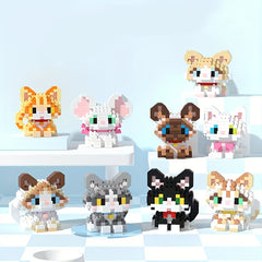 Small Size Cat & Dog Pet Building Blocks Toy