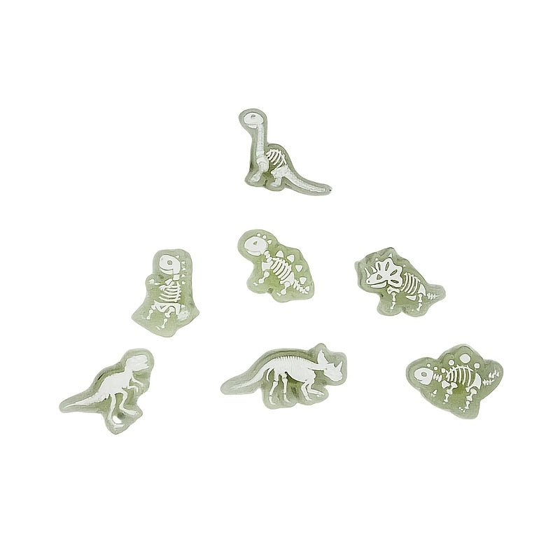 14pcs Dinosaur Luminous DIY Shoe Decorations Holiday Gift
