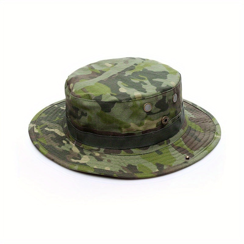 Camouflage Boonie Hat Military Tactical Bucket Hat for Men