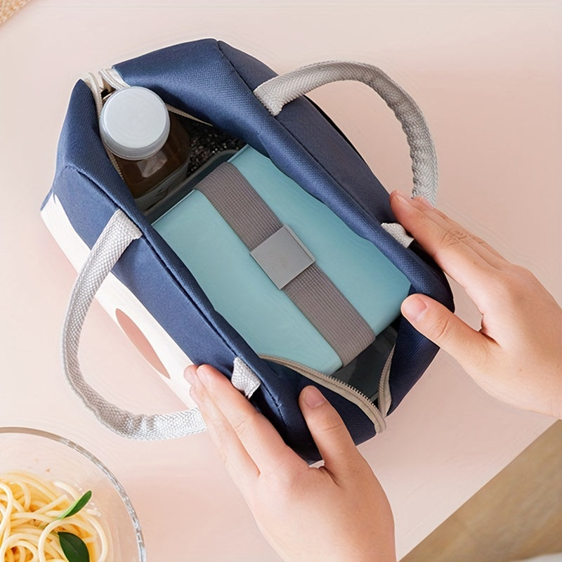 Portable Insulated Bento Bag Waterproof Lunch Box Large Capacity