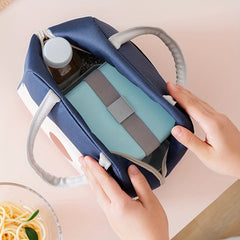 Portable Insulated Bento Bag Waterproof Lunch Box Large Capacity