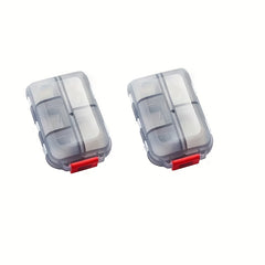 Mini Storage Box Pill Case Weekly Travel Pill Organizer Portable Pocket Pill Box