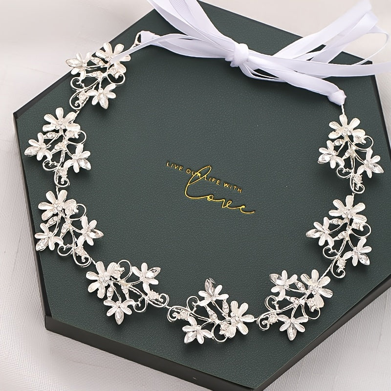 Bridal Headpiece Wedding Hair Accessories Rhinestone Headband Women Girls