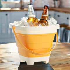 Collapsible Beach Sand Buckets for Kids - Summer Travel Toys