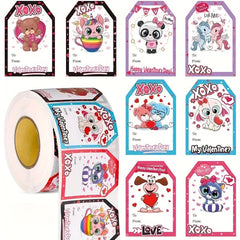 500pcs Love Stickers Sealing Stickers Holiday Decoration Gift Adhesive Labels
