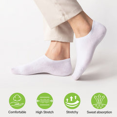 6 Pairs Classic Solid Ankle Socks Women's Stockings & Hosiery