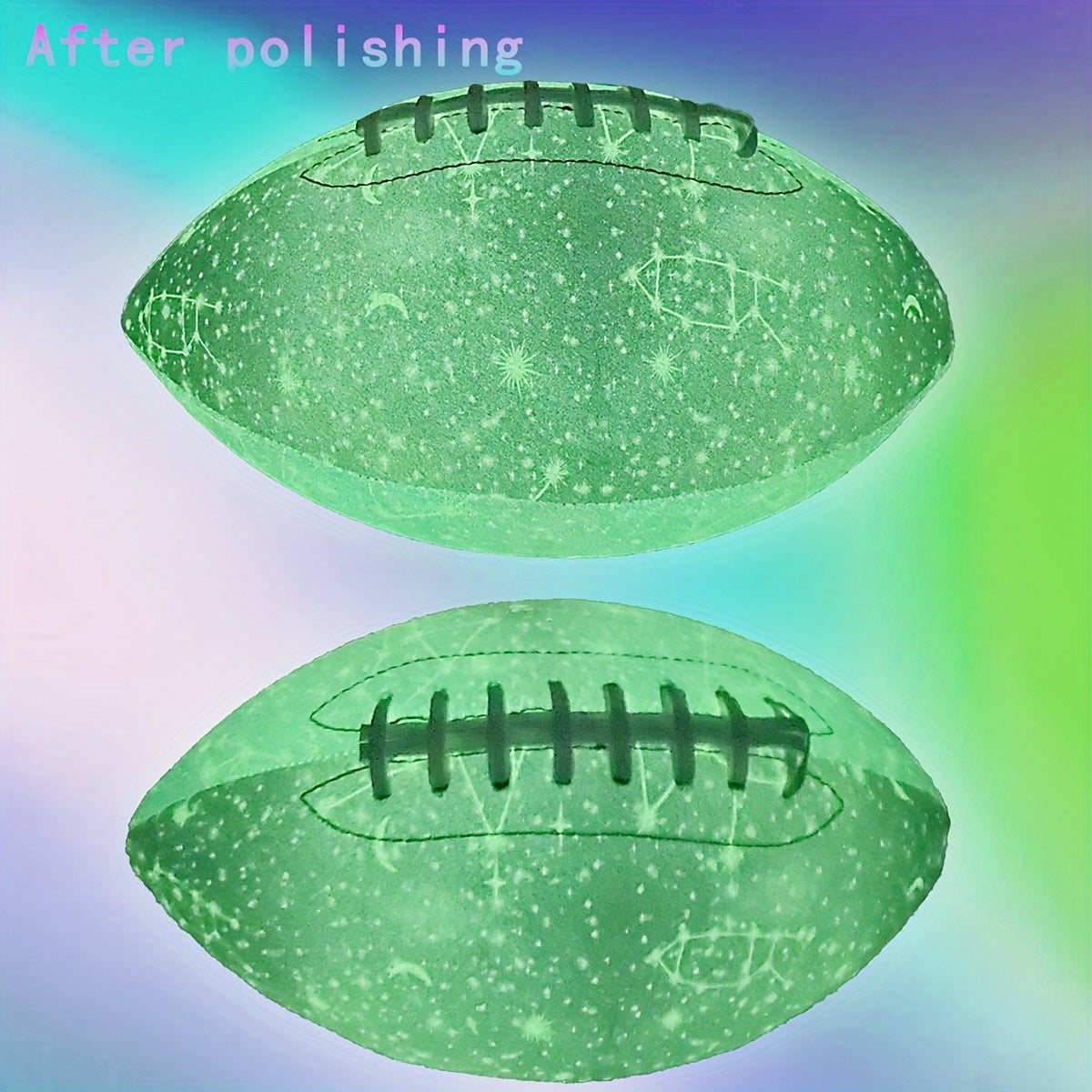 1pc No 9 Luminous Rugby PU Wear resistant Rugby American Football