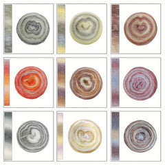 Gradient Spray Wool Thread for Scarves Hats Clothing
