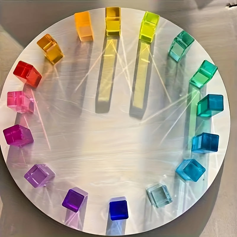 Acrylic Colorful Building Blocks Set