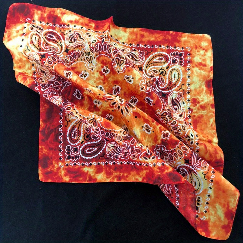 Polyester Paisley Retro Vintage Bandana Hip-hop Headband