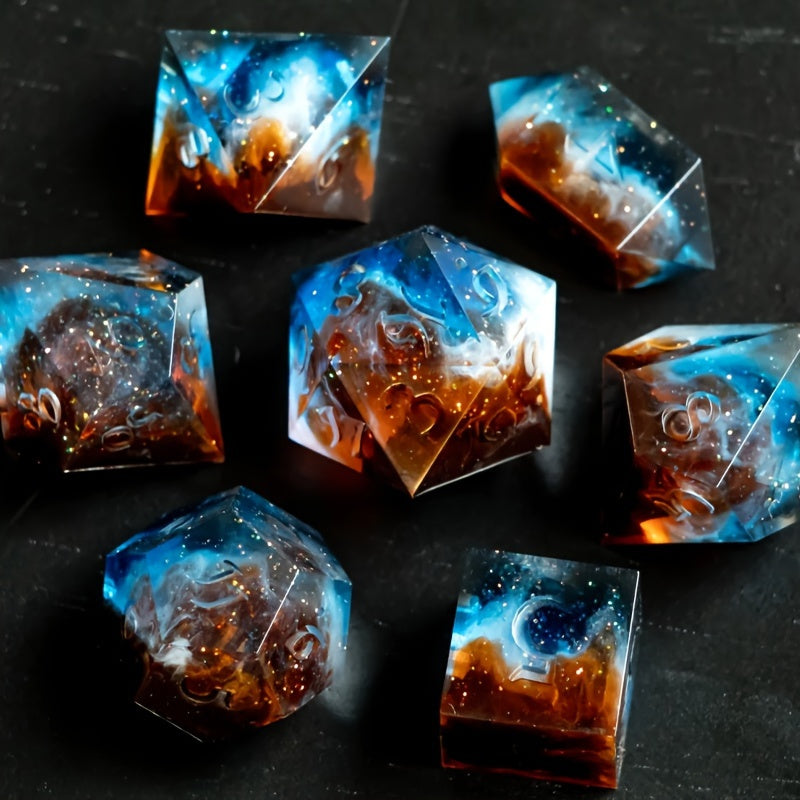 Resin Dice Silicone Mold Polyhedral Dice Molds - Board Game Crafting
