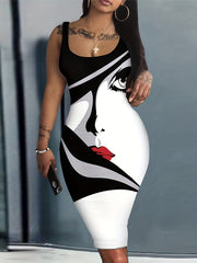 Sexy Sleeveless Bodycon Dress for Women