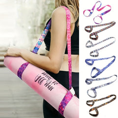 Flexible Yoga Mat Strap for Easy Storage & Improve Practice