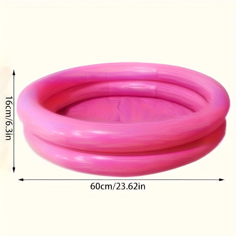 Portable Double Layer Inflatable Water Basin for Travel And Outdoor Use