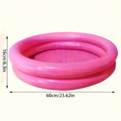 Portable Double Layer Inflatable Water Basin for Travel And Outdoor Use