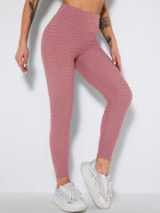 High Waist Elastic Bottoms Slim Leggings Women's Clothing
