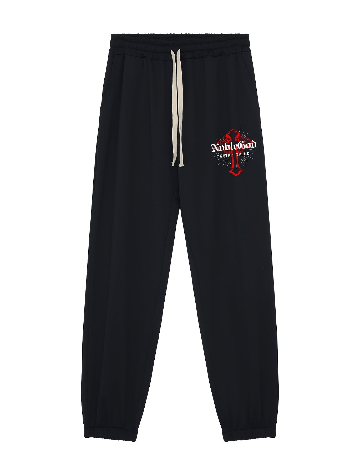 Unisex Casual Jogger Pants with Elastic Waistband