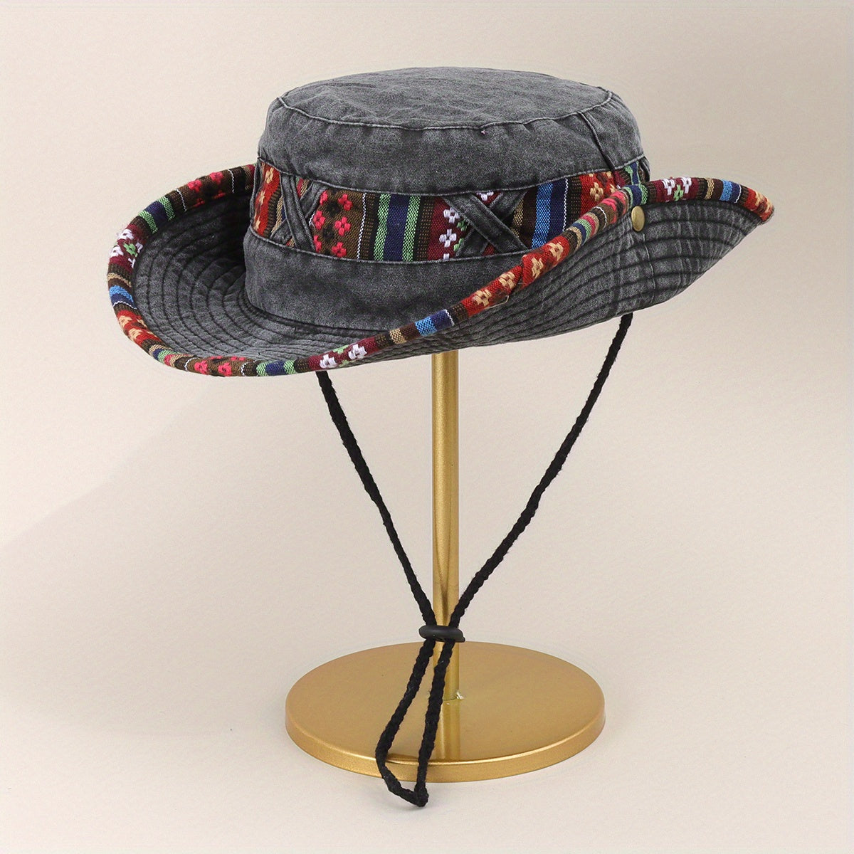 Vintage Distressed Boonie Hat Outdoor Fishing Sun Hat