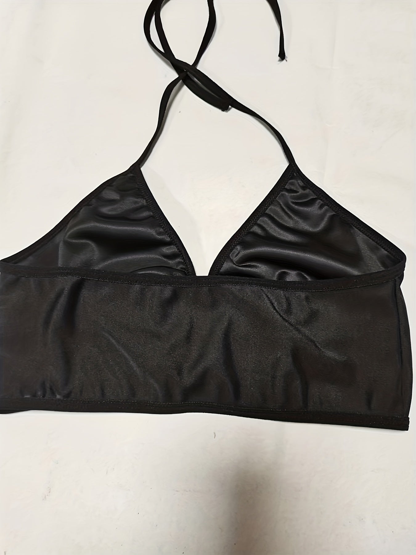 Heart Halter Bra Top Costume Hot Solid Dress Up Women's Clothing