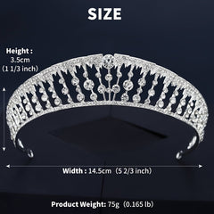 Crystal Tiara Hairband for Bride Wedding Party